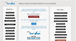 Desktop Screenshot of micro-surveys.com